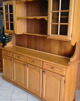 credenza in legno massello di rovere