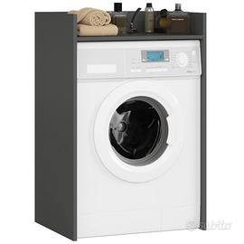 Mobile coprilavatrice Grigio Grafite 64x50x98 cm