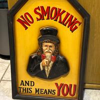 Quadro legno No Smoking