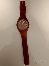 Orologio Swatch originale in silicone marrone 