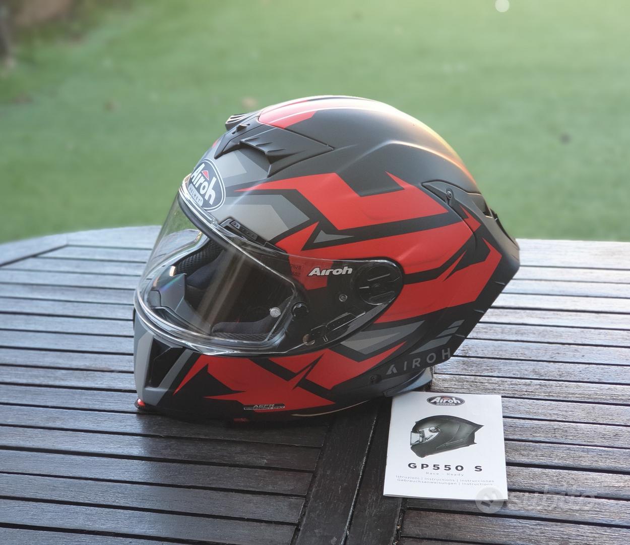 Airoh GP 550 S Casco Integrale In Carbonio e Kevlar - WANDER RED MATT