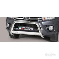 Toyota Hi-Lux 2016>2018 Bull Bar Anteriore inox