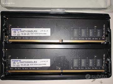 RAM Integral 16GB (2×8GB) 2400 DDR4 DIMM 18-20-26