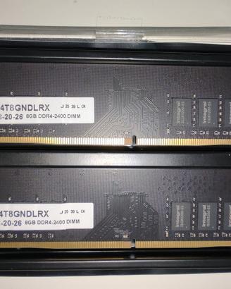 RAM Integral 16GB (2×8GB) 2400 DDR4 DIMM 18-20-26
