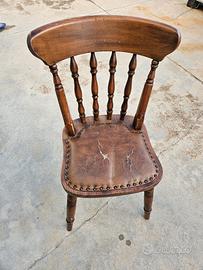 sedie old america country legno massello