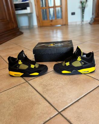 Scarpe Nike air Jordan 4 Yellow Thunder