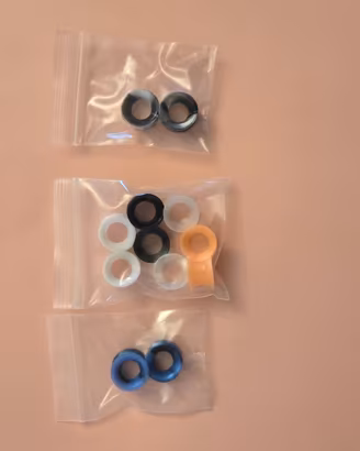 Set 6 Paia Dilatatori Lobo Silicone 10 mm – Tunnel
