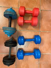 Pesi per palestra manubri