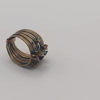 gioiello Art déco anello in oro anni 20