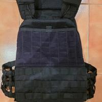 Plate carrier giubbotto tattico nero black