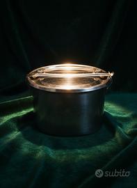 Raro Portavivande Vintage Anni '50 Inox