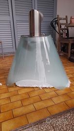 cappa cucina in vetro satinato di design 