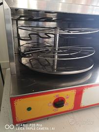 Gira bruschette, tostiera rotativa, forno