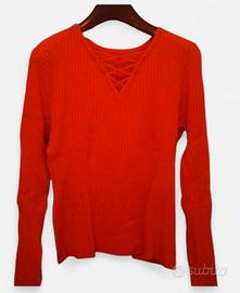maglia autunnale/primaverile rossa