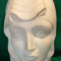 BUSTO STATUA MARMO MADONNA