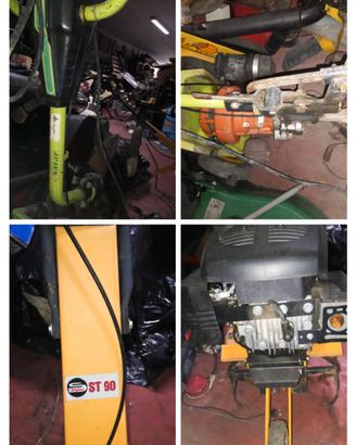 Motosega decespugliatore motozappa