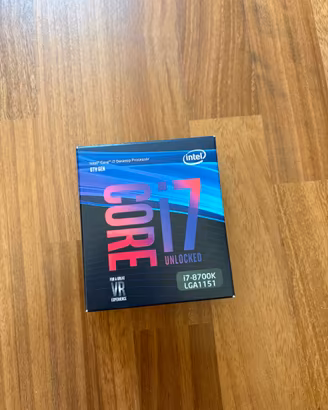 Intel Core i7-8700K – 6 Core 12 Thread