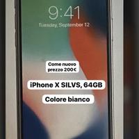 IPhone x bianco  64GB
