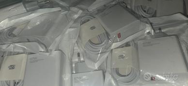 10x Caricatori Rapidi + 10 Cavi USB-C 1 Metro