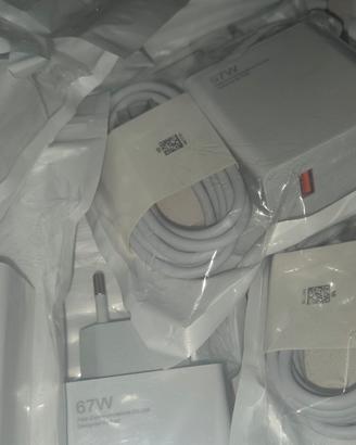 10x Caricatori Rapidi + 10 Cavi USB-C 1 Metro