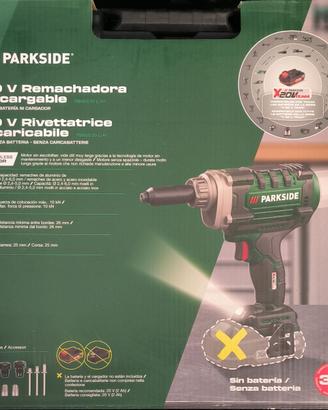 Nuovo! Rivettatrice ricaricabile Parkside GARANZIA