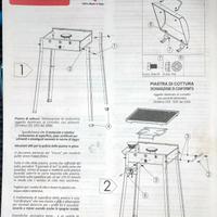 Barbecue Ghisa Gas Mono Ferraboli