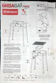 Barbecue Ghisa Gas Mono Ferraboli