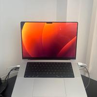 MacBook Pro 16" 2021, M1 pro, 16gb ram, 512 gb ssd