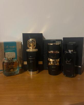 Lotto profumi arabi.