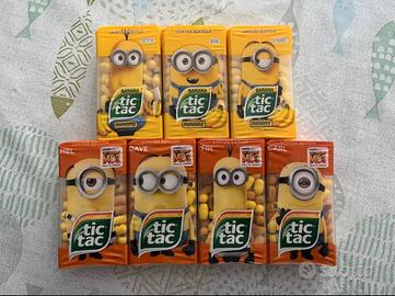 Collezione completa sigillata 7 Tic Tac Minions