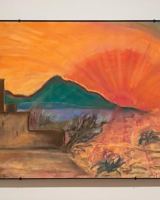 Quadro “Tramonto nel deserto” - cornice a giorno