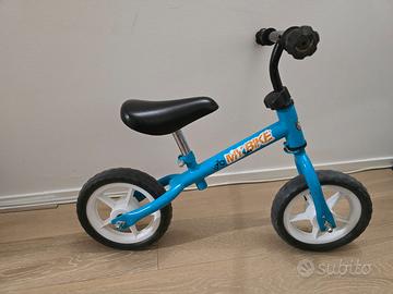 Bici senza pedali MyBike azzurra