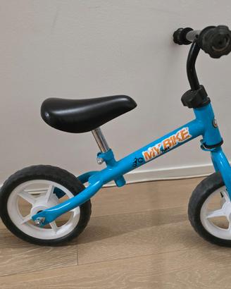 Bici senza pedali MyBike azzurra