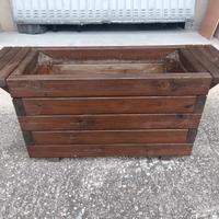 fioriera panca porta vaso