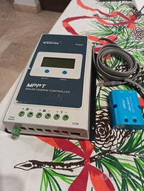 regolatore carica mppt con modulo bluetooth 