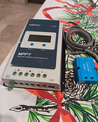 regolatore carica mppt con modulo bluetooth 