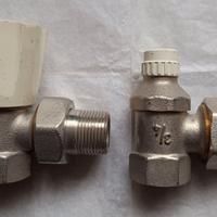 Valvola e detentore da 3/4 per radiatori grandi