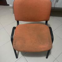 Sedia imbottita in tessuto – usata