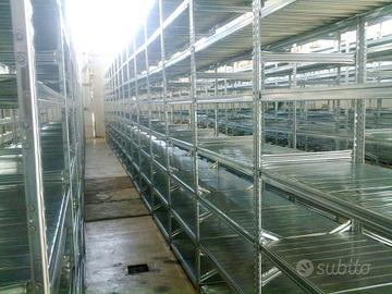 scaffalatura industriale in acciaio modulare