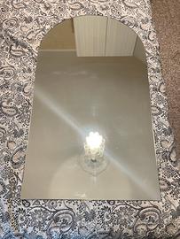 Specchio verticale stondato da parete – 90 × 50 cm