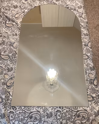 Specchio verticale stondato da parete – 90 × 50 cm