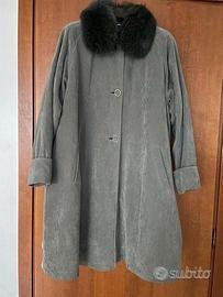 Cappotto alcantara donna