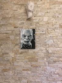 QUADRO ''GOLLUM SME'AGOL'' firmato autenticato