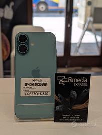 iPhone 16 256GB verde usato garanzia 