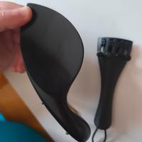 mentoniera e cordiera violino