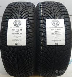 2 GOMME 195 55 16 FULDA A68220