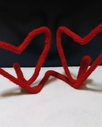 doppio portafoto a cuore 