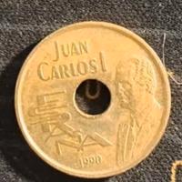 moneta 25 pesetas 1990 e altre