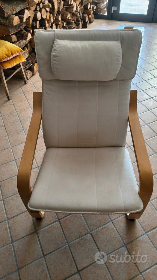 Poltrone Cuscino Poggiapiedi Poang Ikea Poang Cuscino Mobili Usati
