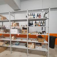 Scaffalatura magazzino 75 ripiani 100×50 h 2,50